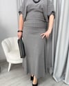 Talina Triko Takım Gri