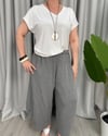 Velin Salaş Pantolon Gri