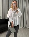 White Salaş Gömlek Beyaz