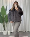Zr Marka Model Kısa Kürk Füme