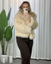 Zr Marka Model Kısa Kürk Krem