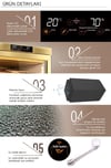 Conquistador Elektrikli Humidor-Puro Dolabı