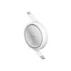 Baseus Free2Draw Mini 100W USB-C to USB-C 1.5 Metre Geri Çekilebilir Hızlı Şarj ve Data Kablosu - BeyazBaseus Free2Draw Mini 100W USB-C to USB-C 1.5 Metre Geri Çekilebilir Hızlı Şarj ve Data Kablosu - BeyazBaseusKabloP10364500213-01