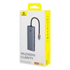 Baseus UltraJoy 10 Port 4K HDMI RJ45 PD100W USB-C Hub - GriBaseus UltraJoy 10 Port 4K HDMI RJ45 PD100W USB-C Hub - GriBaseusÇevirici ve AdaptörB0005280C811-00