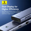 Baseus UltraJoy 10 Port 4K HDMI RJ45 PD100W USB-C Hub - GriBaseus UltraJoy 10 Port 4K HDMI RJ45 PD100W USB-C Hub - GriBaseusÇevirici ve AdaptörB0005280C811-00