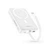 Baseus 10.000 mAh Manyetik Mini Kablosuz Hızlı Şarj Powerbank 30W – BeyazBaseusPowerbankP1002210B223-00
