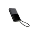Baseus Bipow 2 10.000 mAh 20W Entegre USB-C Kablolu Powerbank – SiyahBaseusPowerbankP10077101113-01