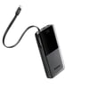 Baseus Bipow 2 10.000 mAh 20W Entegre USB-C Kablolu Powerbank – SiyahBaseusPowerbankP10077101113-01