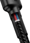 BASEUS Cafule PD 2.0 60W 3A 1M Type-C Kablo - SiyahBaseusKabloCATKLF-G91