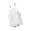BASEUS Compact Dual 10.5W Hızlı Şarj Cihazı - BeyazBaseusŞarj CihazlarıCCXJ010202