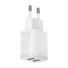 BASEUS Compact Dual 10.5W Hızlı Şarj Cihazı - BeyazBaseusŞarj CihazlarıCCXJ010202