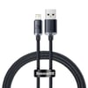 BASEUS Crystal Shine Hızl Şarj 2.4A 1.2M Lightning Şarj Kablosu - SiyahBaseusŞarj CihazlarıCAJY000001