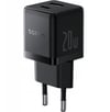Baseus Palm 20W USB-C + USB-A Hızlı Şarj Adaptörü – SiyahBaseusŞarj CihazlarıP10111608113-00