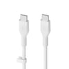 Belkin Belkin BoostCharge Flex USB-C to USB-C Silikon Kablo 1M-ByzBelkinCep Telefonu Kablo ŞarjCAB009BT1MWH