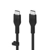 Belkin Belkin BoostCharge Flex USB-C to USB-C Silikon Kablo 1M-SyhBelkinCep Telefonu Kablo ŞarjCAB009BT1MBK