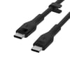 Belkin Belkin BoostCharge Flex USB-C to USB-C Silikon Kablo 1M-SyhBelkinCep Telefonu Kablo ŞarjCAB009BT1MBK