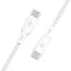 Belkin Belkin BoostCharge USB-C to USB-C Örgülü 100W Kablo 2M-ByzBelkinCep Telefonu Kablo ŞarjCAB014BT2MWH