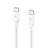 Belkin Belkin BoostCharge USB-C to USB-C Örgülü 100W Kablo 2M-ByzBelkinCep Telefonu Kablo ŞarjCAB014BT2MWH