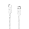 Belkin Belkin BoostCharge USB-C to USB-C Örgülü 100W Kablo 2M-ByzBelkinCep Telefonu Kablo ŞarjCAB014BT2MWH