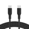 Belkin Belkin BoostCharge USB-C to USB-C Örgülü 100W Kablo 2M-SyhBelkinCep Telefonu Kablo ŞarjCAB014BT2MBK