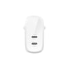Belkin BoostCharge Pro 60W İkili USB-C Hızlı Şarj AletiBelkin BoostCharge Pro 60W İkili USB-C Hızlı Şarj AletiBelkinŞarj CihazlarıWCB010VFWH