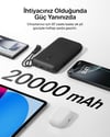 Belkin BPB028HQBK BoostCharge 20.000mAh 20W PD Dijital Ekranlı 3 Port Powerbank - SiyahBelkin BPB028HQBK BoostCharge 20.000mAh 20W PD Dijital Ekranlı 3 Port Powerbank - SiyahBelkinPowerbankBPB028HQBK