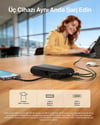 Belkin BPB029HQBK UltraCharge 10000mAh 45W Dahili USB-C Kablolu Dijital Göstergeli Powerbank - SiyahBelkin BPB029HQBK UltraCharge 10000mAh 45W Dahili USB-C Kablolu Dijital Göstergeli Powerbank - SiyahBelkinPowerbankBPB029HQBK