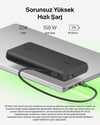 Belkin BPB039HQBK UltraCharge Pro 25.000mAh 140W Dahili USB-C Kablolu Laptop Powerbank - SiyahBelkin BPB039HQBK UltraCharge Pro 25.000mAh 140W Dahili USB-C Kablolu Laptop Powerbank - SiyahBelkinPowerbankBPB039HQBK
