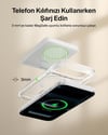 Belkin BPD011HQWH BoostCharge Slim 5.000mAh Qi2 15W Manyetik Kablosuz Powerbank - BeyazBelkin BPD011HQWH BoostCharge Slim 5.000mAh Qi2 15W Manyetik Kablosuz Powerbank - BeyazBelkinPowerbankBPD011HQWH