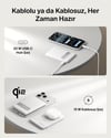 Belkin BPD011HQWH BoostCharge Slim 5.000mAh Qi2 15W Manyetik Kablosuz Powerbank - BeyazBelkin BPD011HQWH BoostCharge Slim 5.000mAh Qi2 15W Manyetik Kablosuz Powerbank - BeyazBelkinPowerbankBPD011HQWH