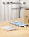 Belkin BPD011HQWH BoostCharge Slim 5.000mAh Qi2 15W Manyetik Kablosuz Powerbank - BeyazBelkin BPD011HQWH BoostCharge Slim 5.000mAh Qi2 15W Manyetik Kablosuz Powerbank - BeyazBelkinPowerbankBPD011HQWH
