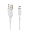 Belkin CAA001BT1MWH BoostCharge USB-A to Lightning 1M Şarj Kablosu - BeyazBelkin CAA001BT1MWH BoostCharge USB-A to Lightning 1M Şarj Kablosu - BeyazBelkinKabloCAA001BT1MWH