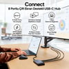 Belkin INC027HQSGY Connect 8 Port Dual Display USB-C Hub 100W PD 4K 60Hz - GriBelkin INC027HQSGY Connect 8 Port Dual Display USB-C Hub 100W PD 4K 60Hz - GriBelkinÇevirici ve AdaptörINC027HQSGY