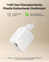 Belkin WCH023KQWH UltraCharge 45W GaN Geri Çekilebilir 80cm USB-C Kablolu Hızlı Şarj Adaptörü - BeyazBelkin WCH023KQWH UltraCharge 45W GaN Geri Çekilebilir 80cm USB-C Kablolu Hızlı Şarj Adaptörü - BeyazBelkinŞarj CihazlarıWCH023KQWH