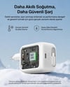Belkin WCH023KQWH UltraCharge 45W GaN Geri Çekilebilir 80cm USB-C Kablolu Hızlı Şarj Adaptörü - BeyazBelkin WCH023KQWH UltraCharge 45W GaN Geri Çekilebilir 80cm USB-C Kablolu Hızlı Şarj Adaptörü - BeyazBelkinŞarj CihazlarıWCH023KQWH