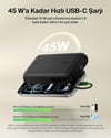Belkin BPB030HQBK UltraCharge 20000mAh 45W Dahili USB-C Kablolu Dijital Göstergeli Powerbank - SiyahBelkinPowerbankBPB030HQBK