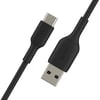 Belkin CAB001BT1MBK BoostCharge USB-C - USB-A 15W 1M Şarj ve Data Kablosu - SiyahBelkinKabloCAB001BT1MBK