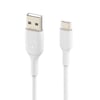 Belkin CAB001BT1MWH2PK BoostCharge USB-C to USB-A 1M (2'li Paket) Şarj Kablosu – BeyazBelkinKabloCAB001BT1MWH2PK