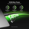 Belkin CAC004HQ1.5MBK Boostcharge Pro 140W Usb-C To Dual Usb-C Örgülü Kablo 1.5M - SiyahBelkinKabloCAC004HQ1.5MBK