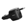 Belkin CCC001HQBK BoostCharge 75W Entegre Kablolu Araç Şarj Cihazı – SiyahBelkinDiğer Telefon ve Tablet AksesuarlarıCCC001HQBK