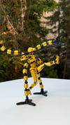 Lucky 13 Aksiyon Figürü Robot Oyuncak 13cm Dört Kollu Mekanik Kollu Altın Siyah