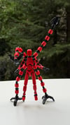 Lucky 13 Aksiyon Figürü Robot Oyuncak 13cm Mekanik Kollu Kırmızı