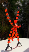 Lucky 13 Aksiyon Figürü Robot Oyuncak 13cm Mekanik Kollu Turuncu
