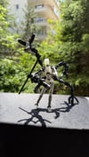 Lucky 13 Aksiyon Figürü Robot Oyuncak 13cm Şeffaf Siyah ve Mekanik Kol Eklentisi Seti