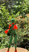 Lucky 13 Aksiyon Figürü Robot Oyuncak 13cm Yeşil Turuncu