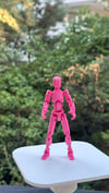 Lucky 13 Aksiyon Figürü Robot Oyuncak 13cm Pembe Pembe