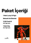 Lucky 13 Aksiyon Figürü Robot Oyuncak 13cm Mekanik Kollu Turuncu