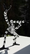 Lucky 13 Aksiyon Figürü Robot Oyuncak 13cm Mekanik Kollu Beyaz