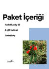 Lucky 13 Aksiyon Figürü Robot Oyuncak 13cm Yeşil Turuncu