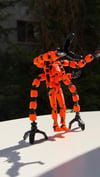 Lucky 13 Aksiyon Figürü Robot Oyuncak 13cm Mekanik Kollu Turuncu
